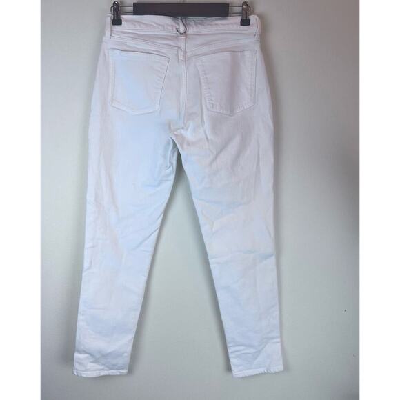 GAP DENIM the Girlfriend Mid Rise White Skinny Jean Women's Size 4/27 - Picture 2 of 6